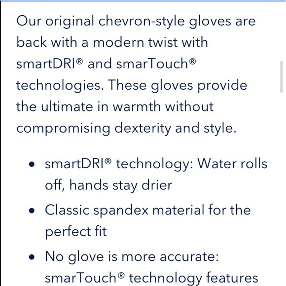 NWOT Isotoner Smart Touch Gloves - Picture 8 of 9